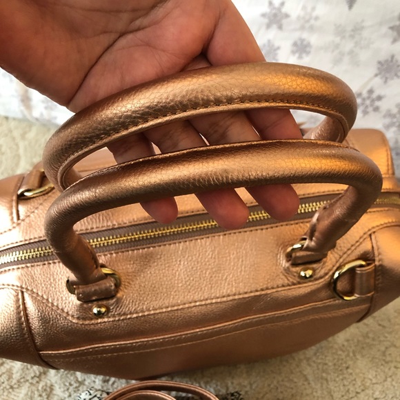 Rebecca Minkoff MAB Mini Satchel in Rosegold - Picture 17 of 17